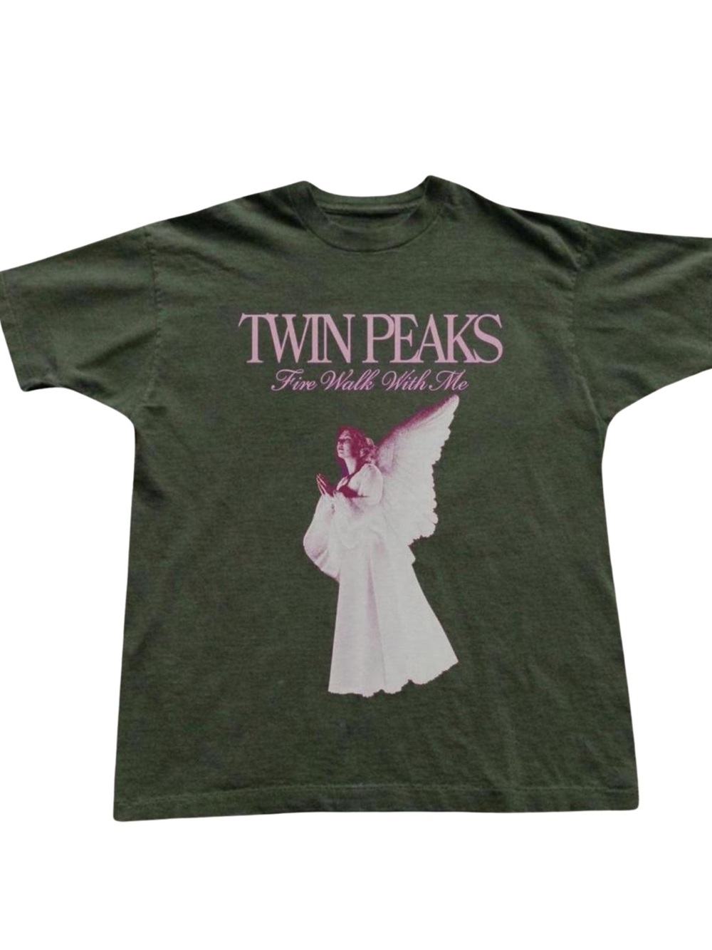 Gildan 'Fire Walk With Me' Graphic Tee - Olive Green